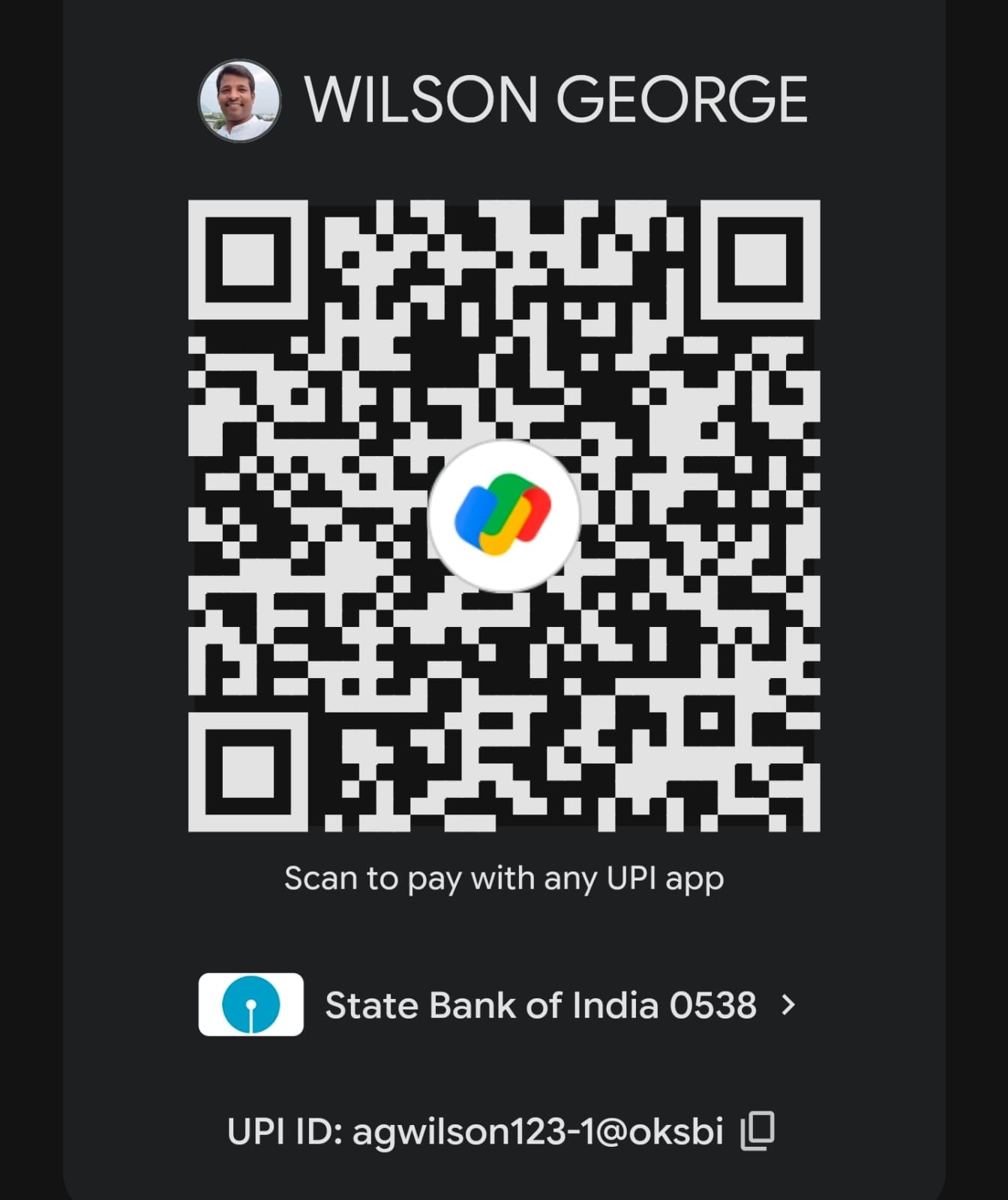 India Donation QR Code